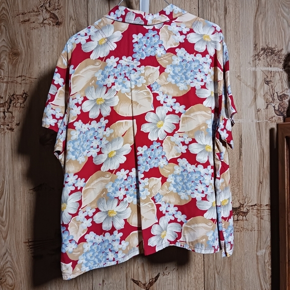 Vintage Liz Claiborne Floral Print Button Down Shirt Size Large - Picture 2 of 6